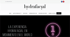 Desktop Screenshot of hydrafacial.com.mx